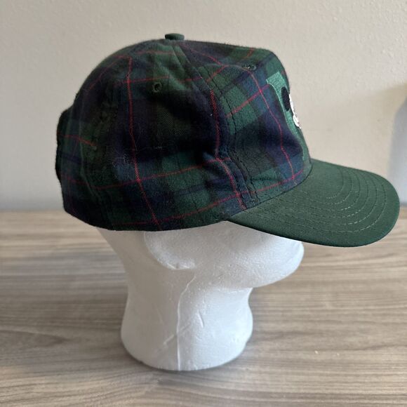 Vintage Mickey Mouse Pinstripe Snapback Hat Adjustable Cap Goofy's Made in USA - Picture 2 of 9